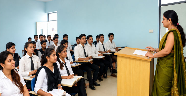 College classroom